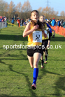Girls under-13s 2022 Northern Cross Country Champs., Pontefract. Photo: David T. Hewitson/Sports for All Pics